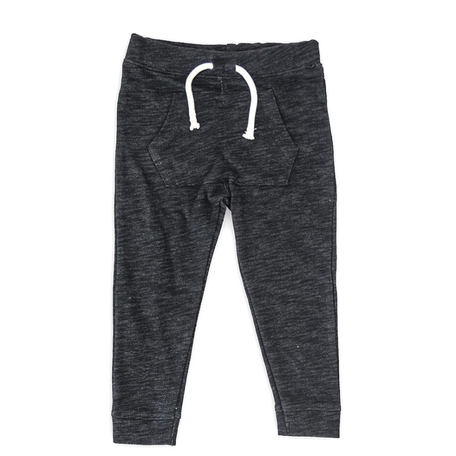 Tepláky chlapecké skinny, Minoti, KID 6, černá - 68/80 | 1rok - main (0)
