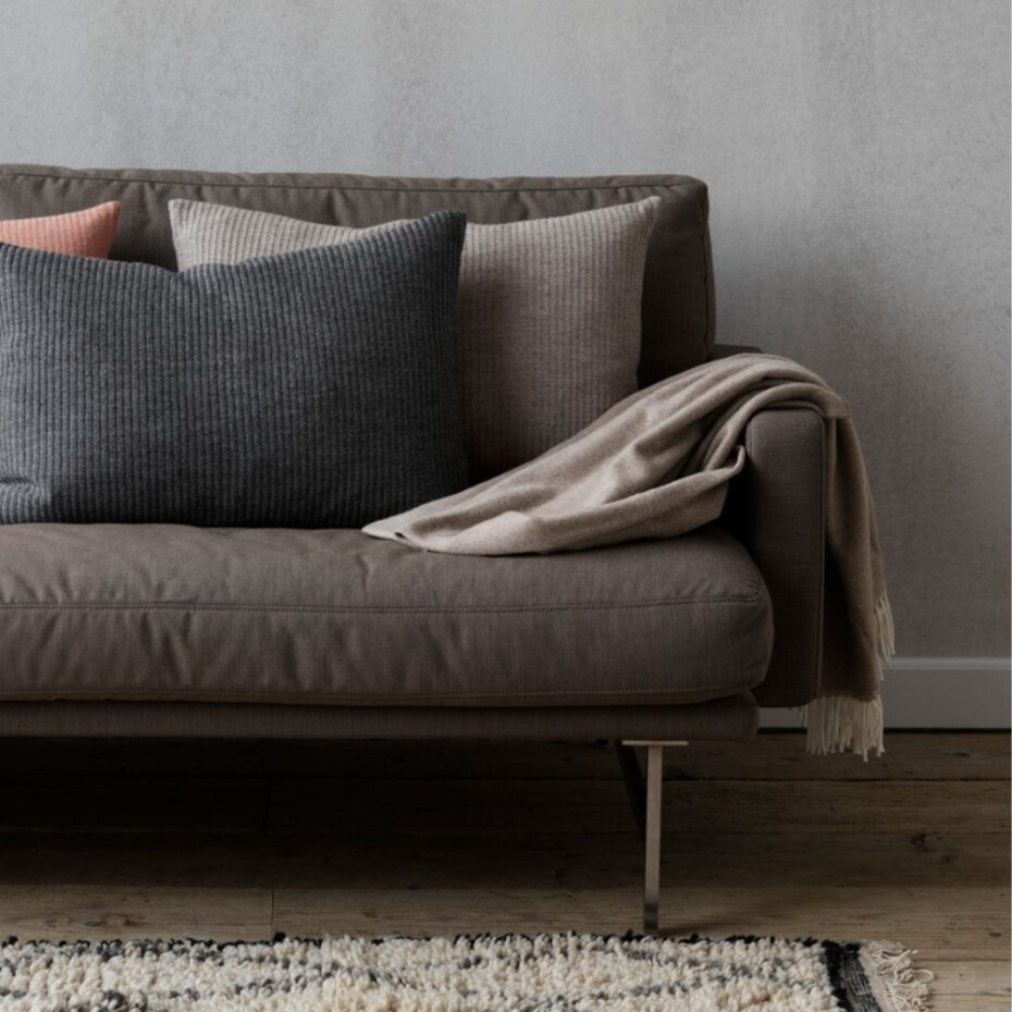 Pléd CASHMERE 120 x 190 cm, přírodní hnědá, kašmír, Fritz Hansen - main (4)