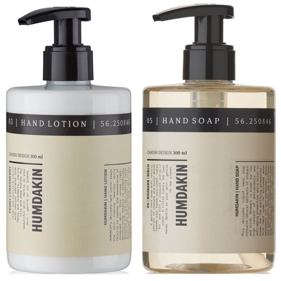 Tekuté mýdlo RHUBARB & BIRCH 300 ml, s krémem na ruce, Humdakin - main (0)
