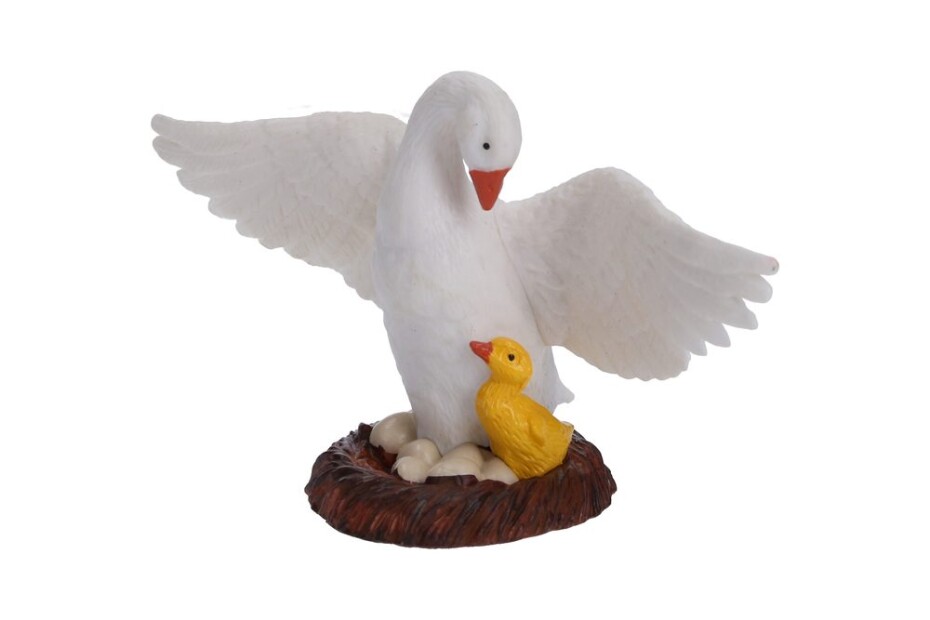 B - Figurka Husa s mládětem 12 cm, Atlas, W101908 - main (0)