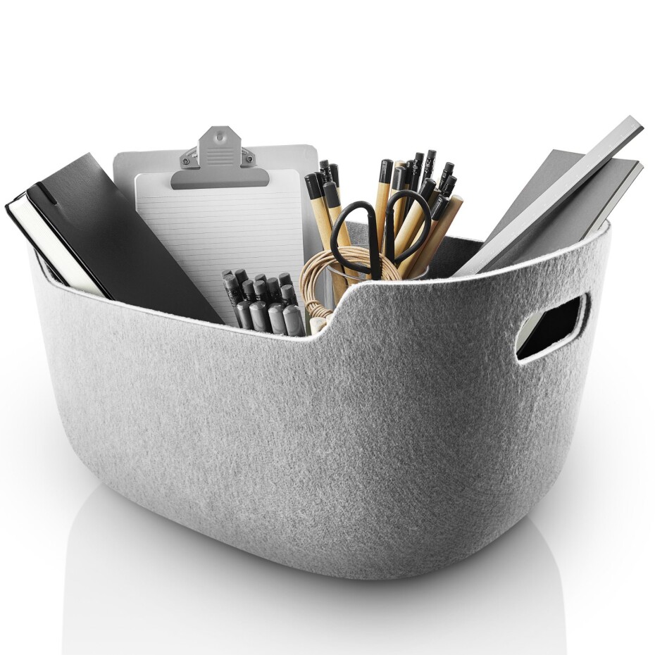 Úložný koš TIDY 40 x 22 cm, šedá, plast, Eva Solo - main (2)