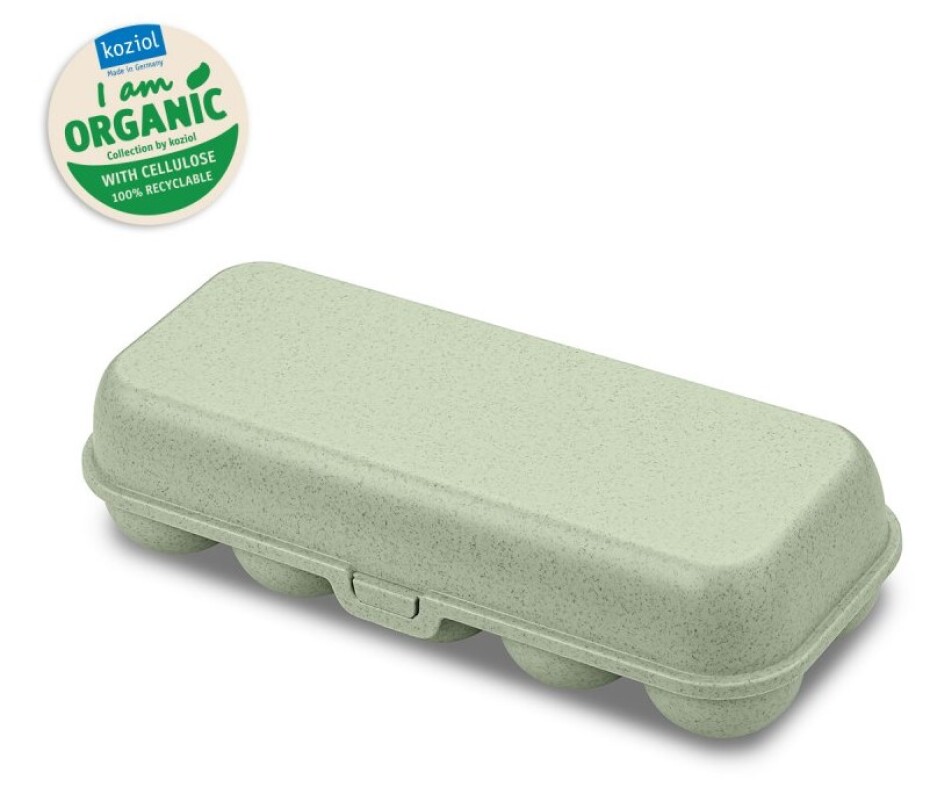 Box na vejce EGGS TO GO, na 10 ks, organická zelená, Koziol - main (0)