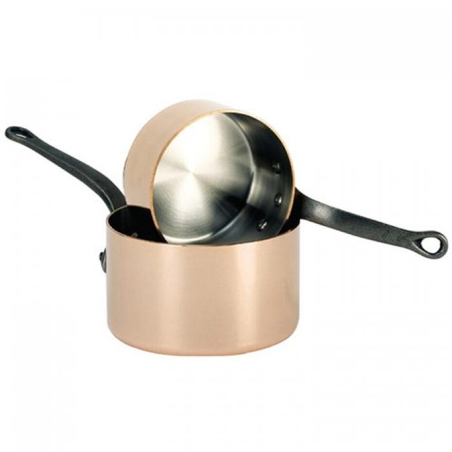 Rendlík INOCUIVRE 12 cm, s litinovou rukojetí, měď, de Buyer - main (2)