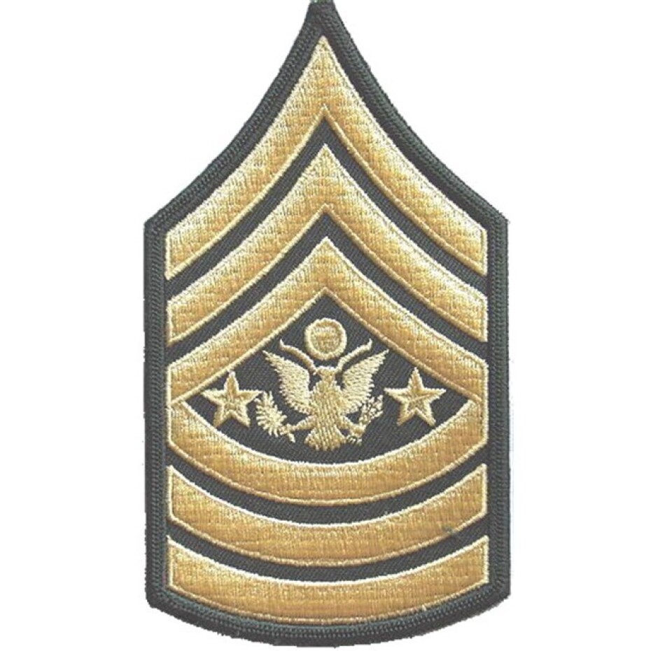 Nášivka: Hodnost US ARMY rukávová Sergeant Major of the Army olivová | žlutá - main (0)