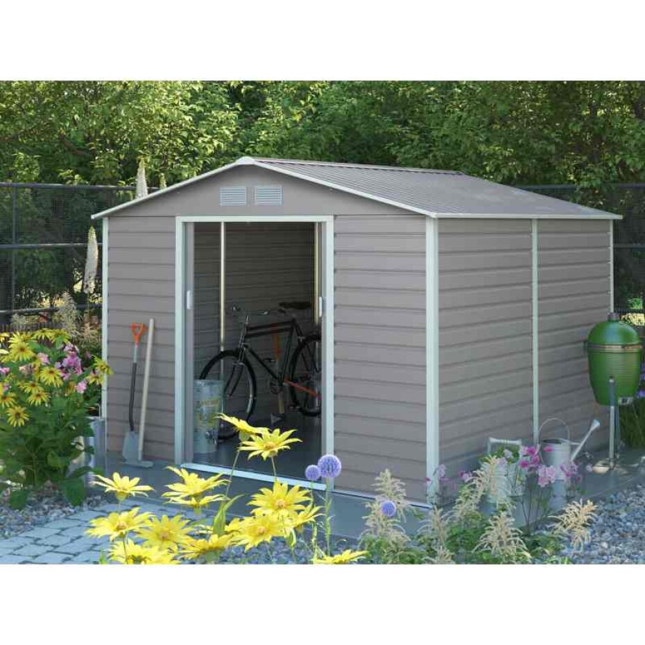 G21 Zahradní domek G21 GAH 529 - 277 x 191 cm, šedý G21-63900531 - main (1)