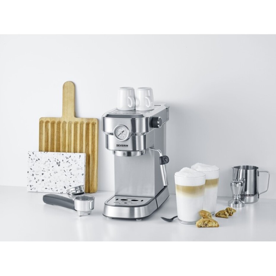 Pákový kávovar KA 5995,   + Barista set 3 ks, Severin - main (6)