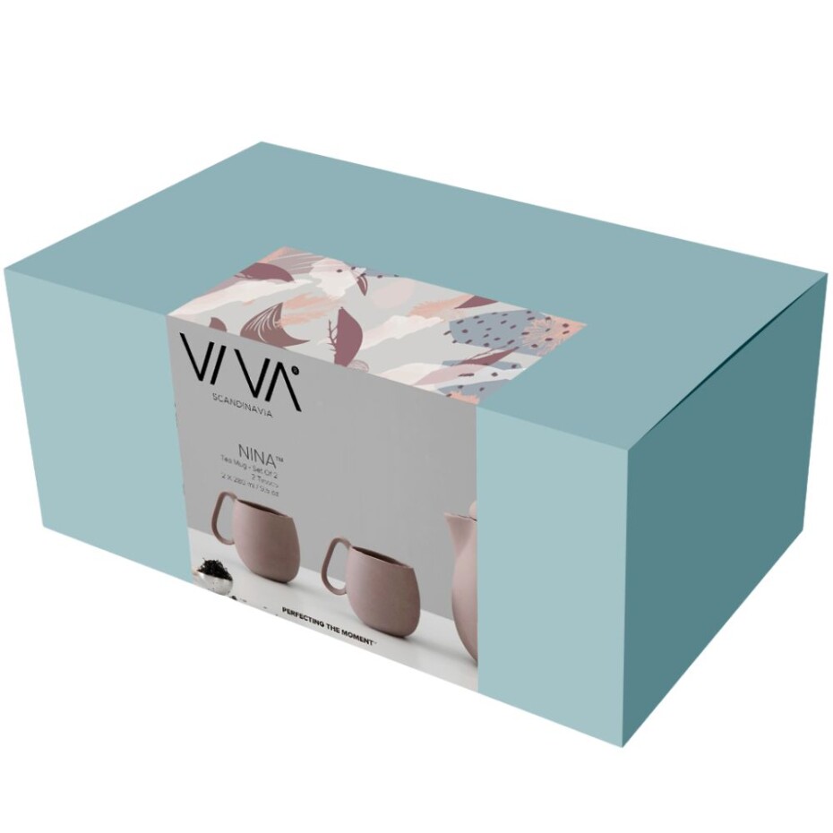 Hrnek NINA 250 ml, sada 2 ks, červená, Viva Scandinavia - main (3)