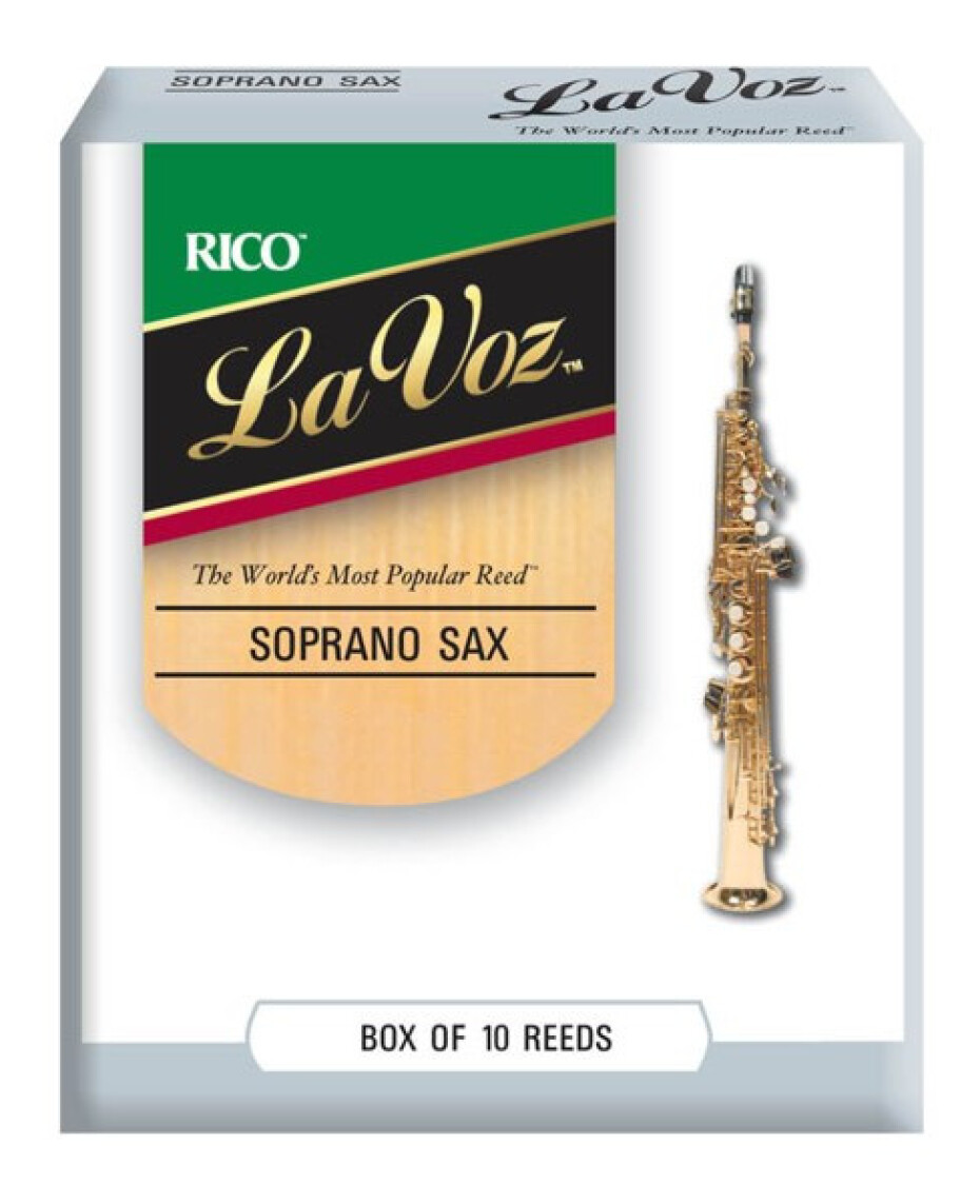 Rico RIC10MH La Voz - Soprano Saxophone Reeds Medium Hard - 10 Box - main (0)