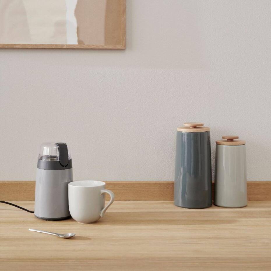Elektrický mlýnek na kávu EMMA 19 cm, šedá, Stelton - main (2)