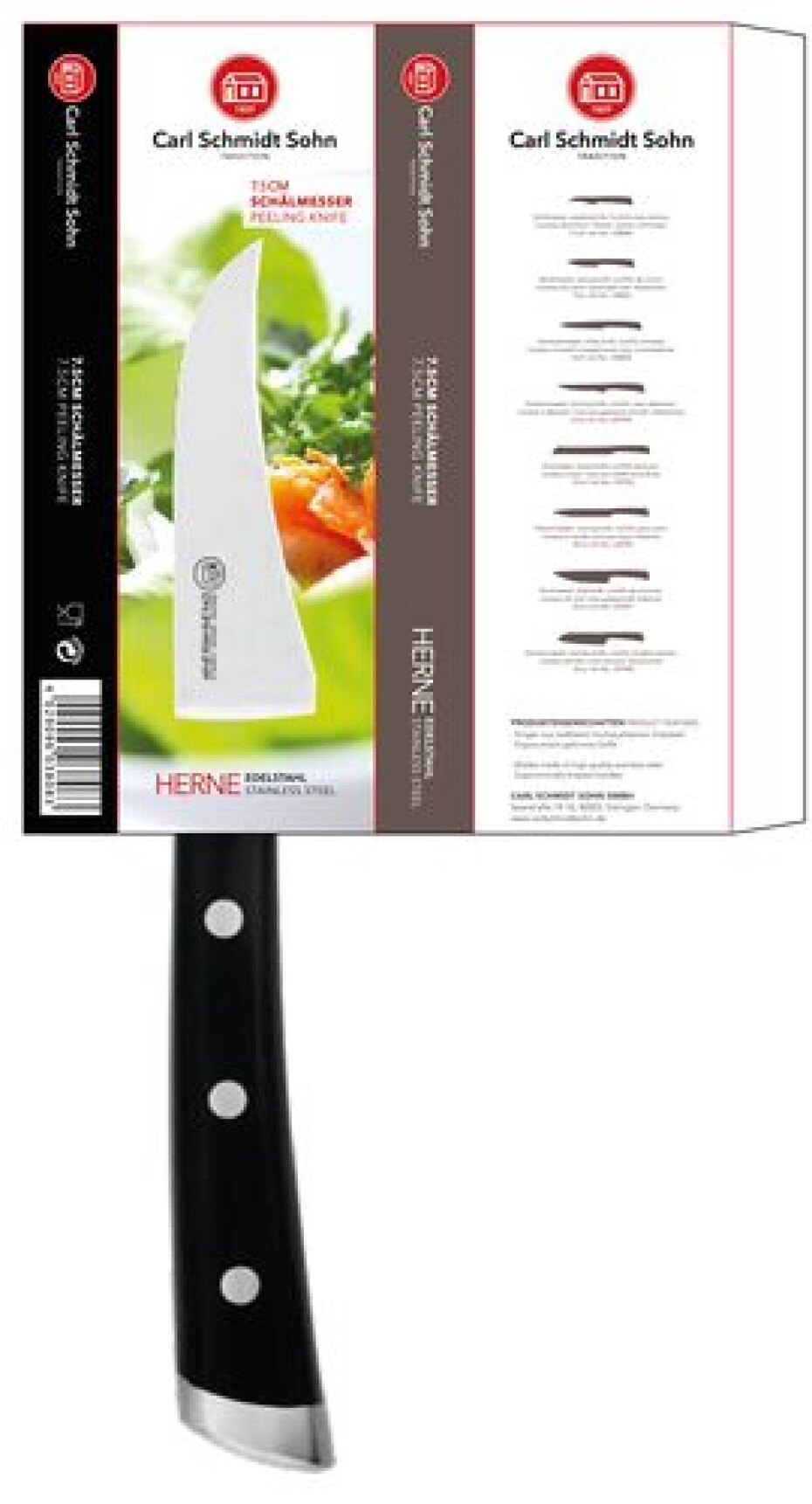 CS SOLINGEN Nůž loupací 7 cm HERNE CS-038083 - main (2)