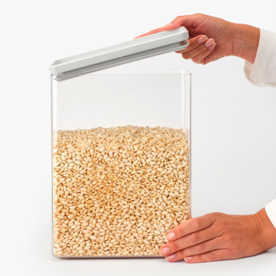 Box na potraviny TASTY PLUS 5,4 l, světle šedá, plast, Brabantia - main (4)