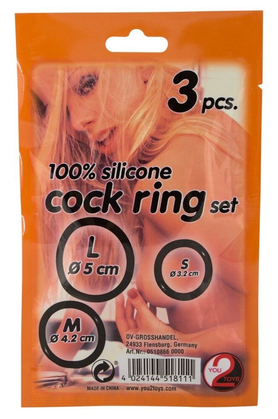 You2Toys Silicone Cock Ring Set 3 pcs - main (1)