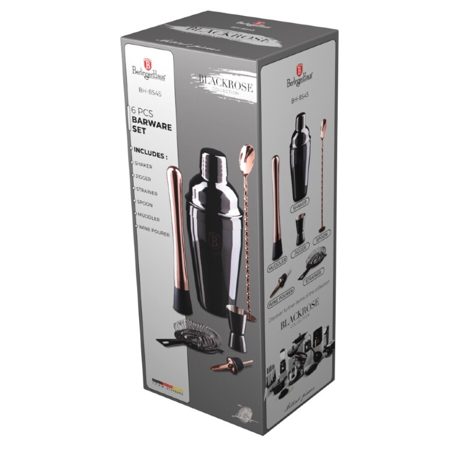 BERLINGERHAUS Barmanská sada 6 ks Black Rose Collection BH-8545 - main (5)