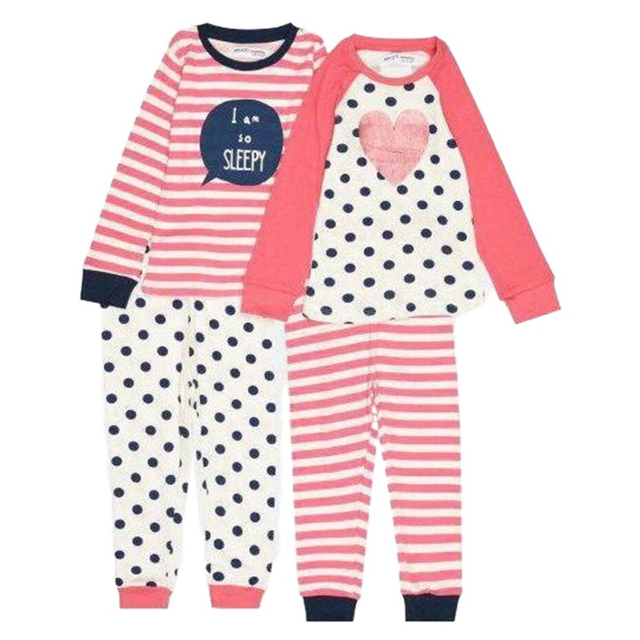Pyžamo dívčí 2pack, Minoti, 2PJ 03, růžová - 74/80 | 9-12m - main (0)