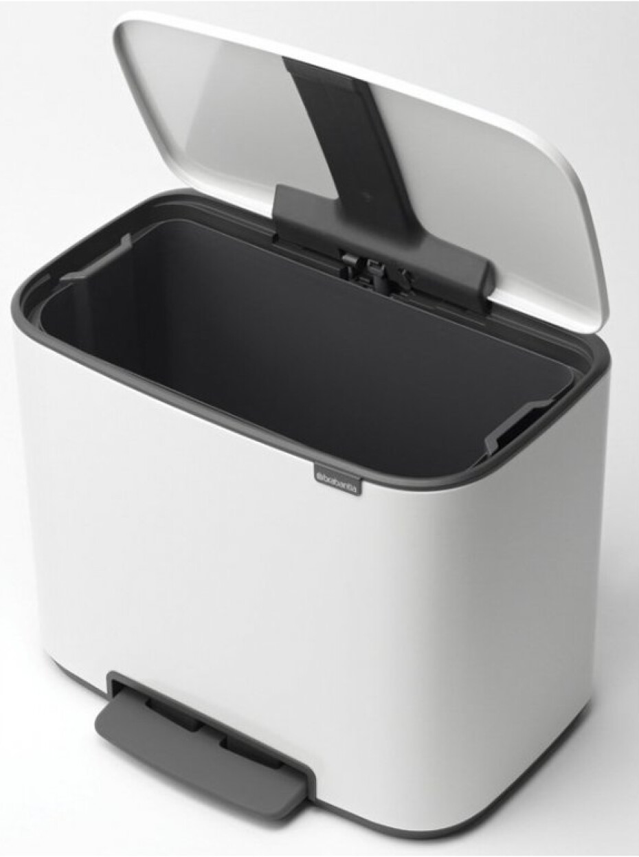 Pedálový odpadkový koš BO 36 l, bílá, Brabantia - main (1)