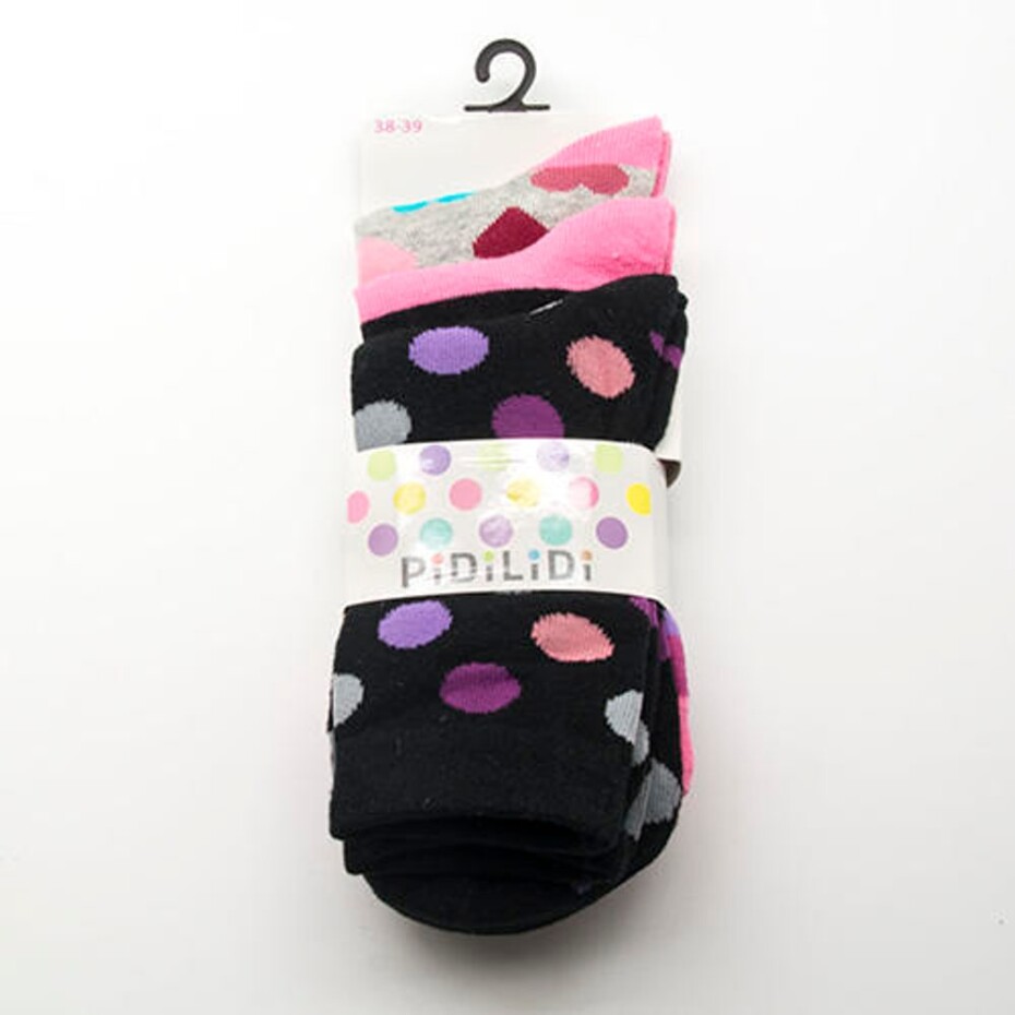 ponožky dívčí, 3pack, Pidilidi, PD0122, holka - 38-39 - main (4)