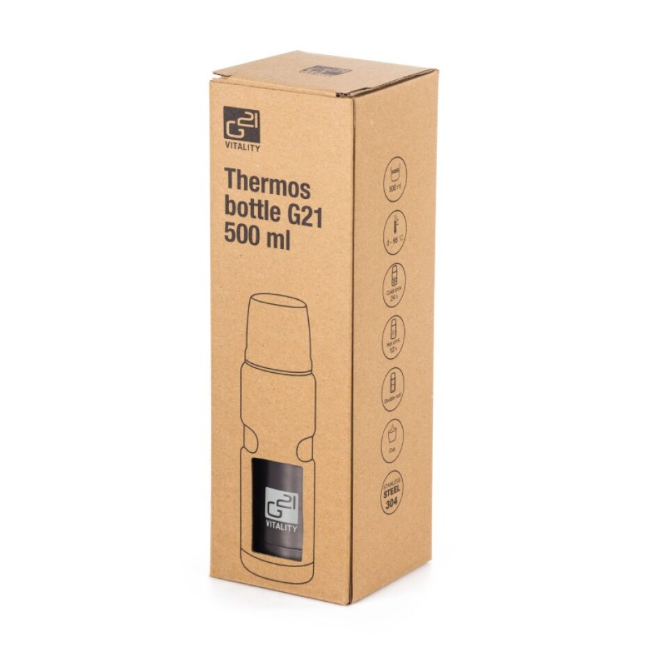 G21 Termoláhev G21 na pití, 500 ml, ocelově šedá G21-60022403 - main (11)