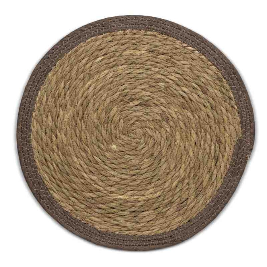 KELA Prostírání  Trava 90% mořská tráva/10% rafiový krém 0,7cm 38,0cm KL-12616 - main (0)