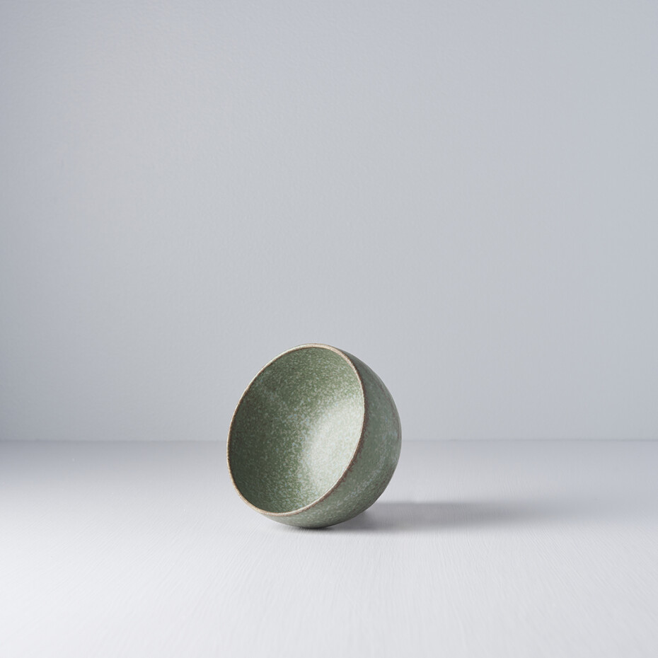 Jídelní miska GREEN FADE 11 cm, ve tvaru U, zelená, MIJ - main (3)
