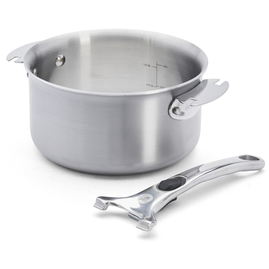 Hrnec ALCHIMY LOQY 16 cm, stříbrná, nerezová ocel, de Buyer - main (22)