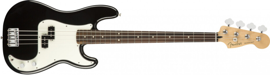 Fender Player Precision Bass Black Pau Ferro - main (0)