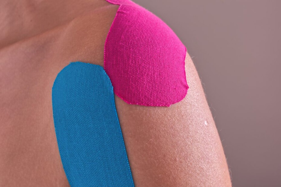 Kinesio tejp Sportago Regline 2,5 cm - tm. modrá - main (4)