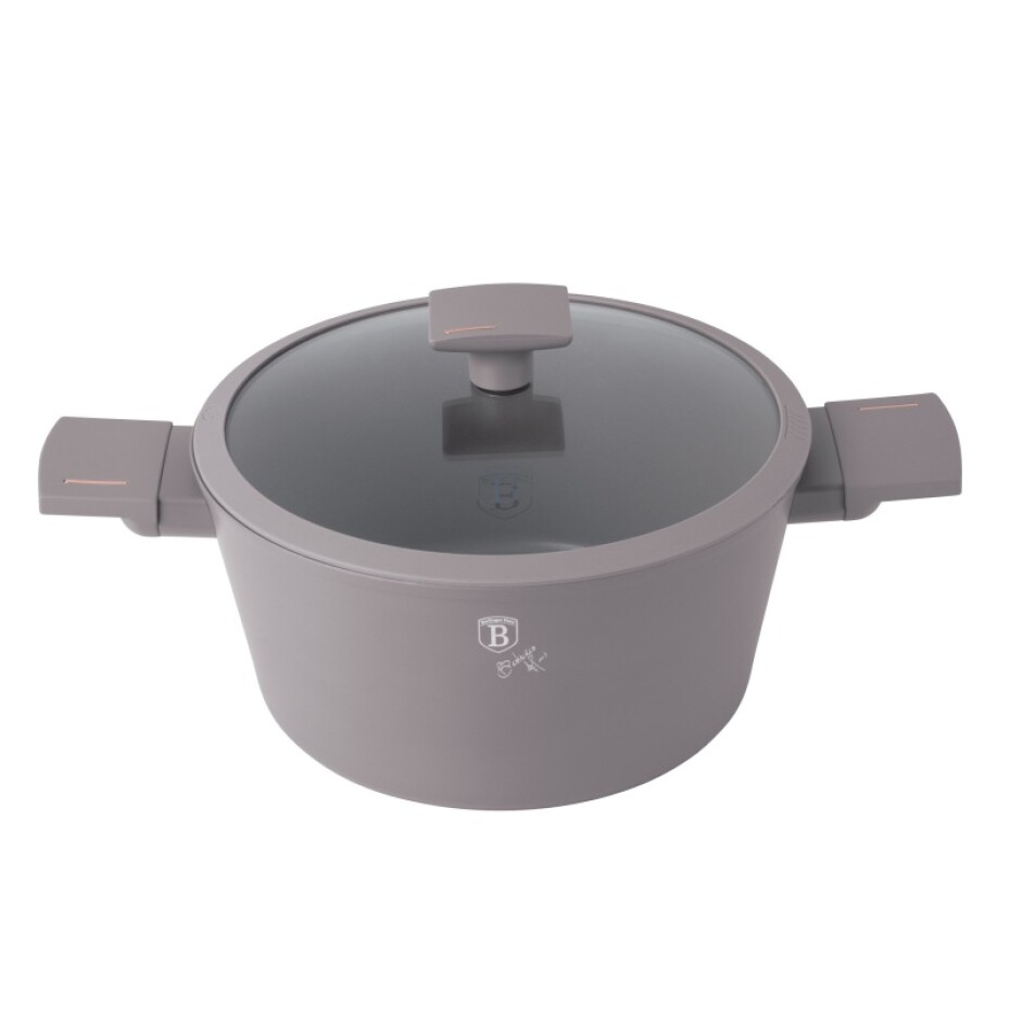 BERLINGERHAUS Kastrol s titanovým povrchem a poklicí 28 cm Taupe Collection BH-8102 - main (1)