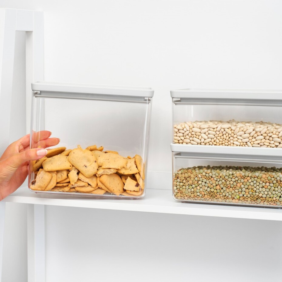 Box na potraviny TASTY PLUS, sada 3 ks, světle šedá, Brabantia - main (5)
