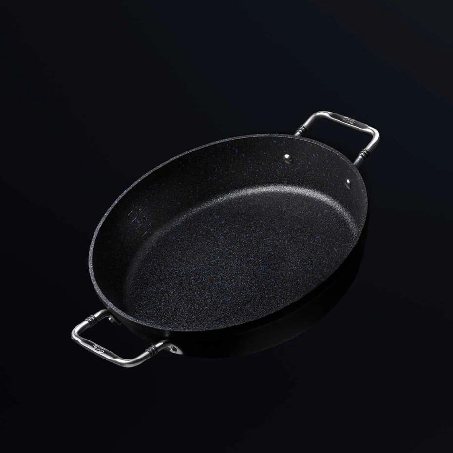 Servírovací pánev ADAMANT 28 cm, černá, hliník, Fissler - main (2)