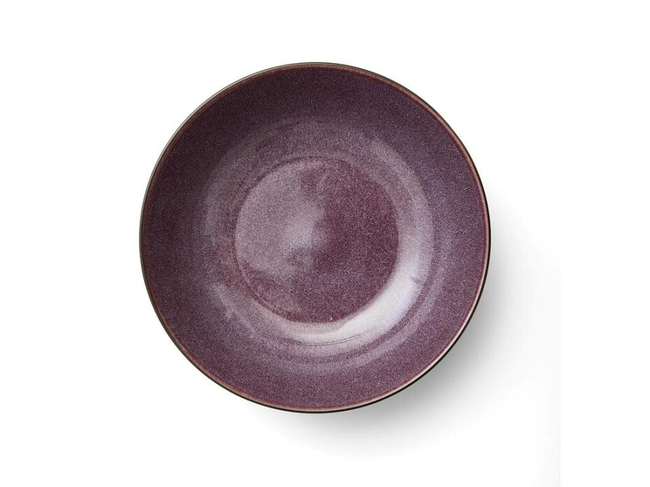 Mísa na salát 24 cm, černá / fialová, Bitz - main (1)