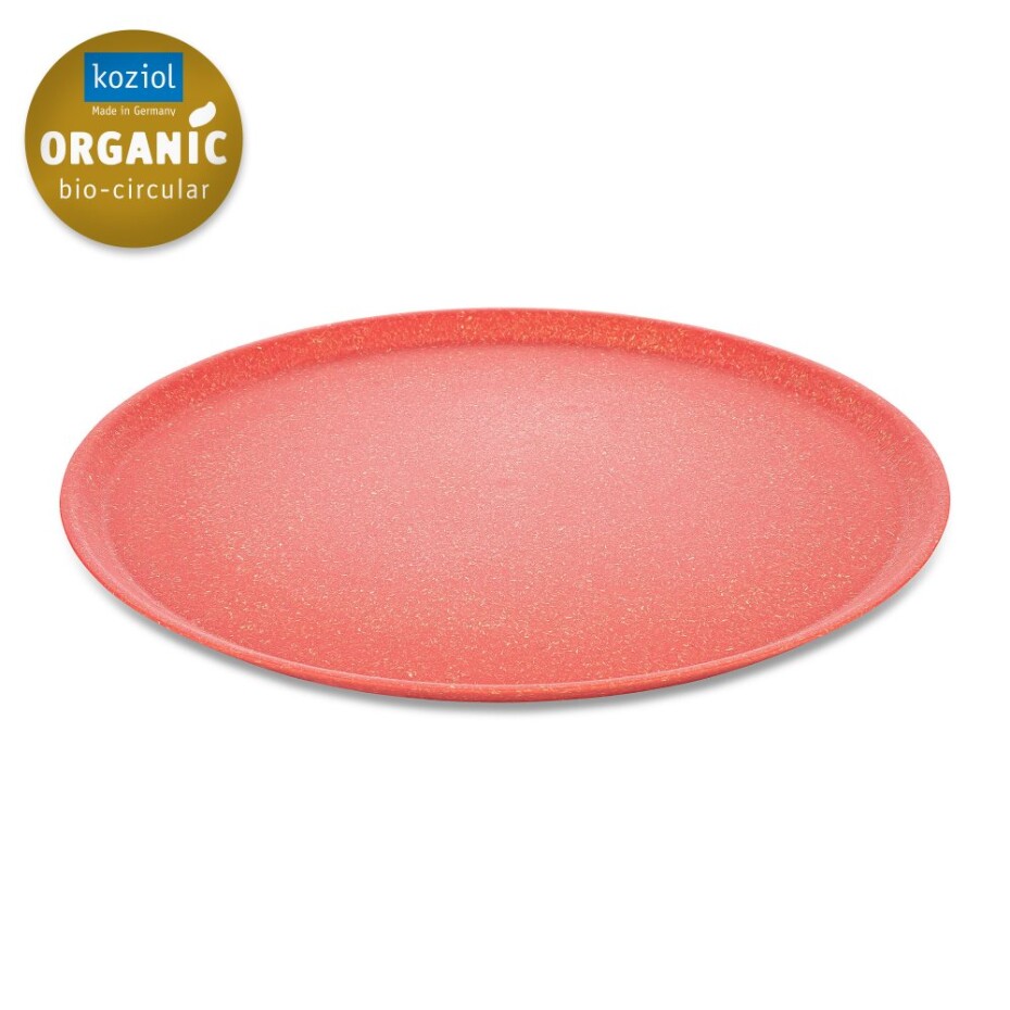 Velký talíř CONNECT 25,5 cm, sada 4 ks, přírodní korálová, Koziol - main (1)