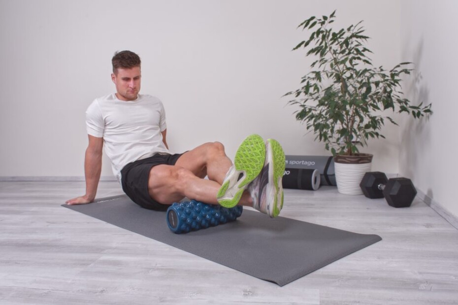 Yoga válec Sportago Spiller, tmavě modrá - main (4)