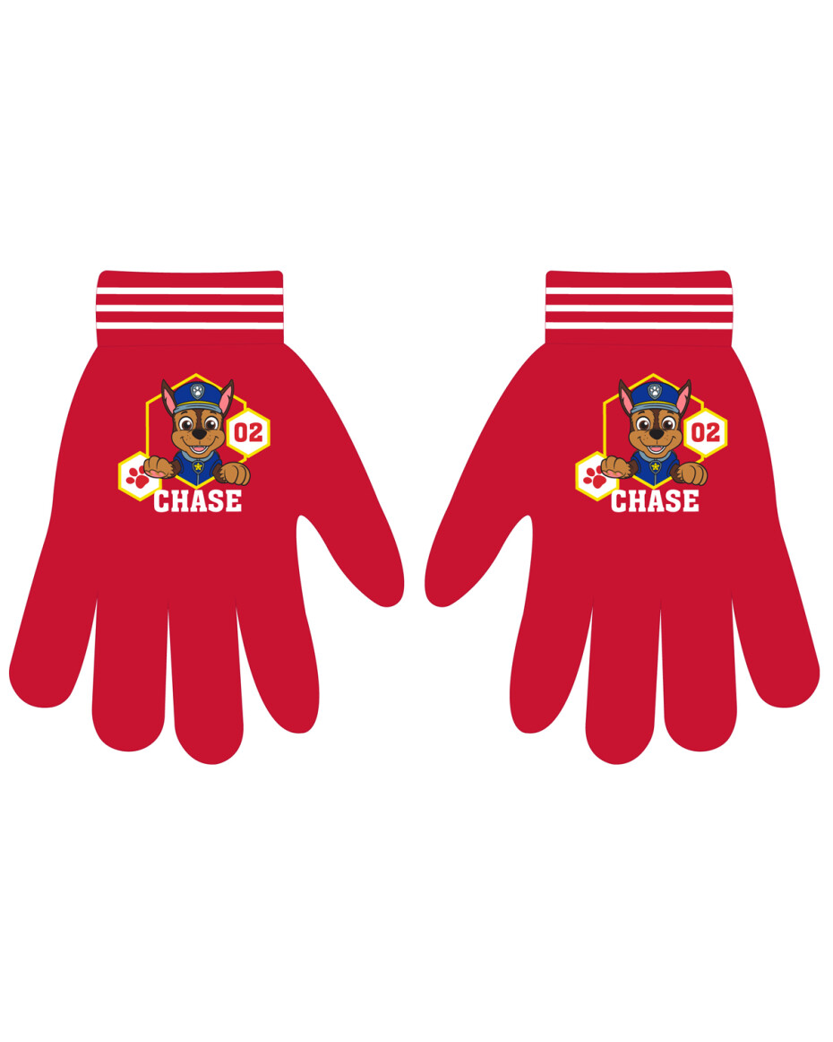 Paw Patrol - Tlapková patrola -Licence Chlapecké rukavice - Paw Patrol 52422836, červená Barva: Červená, Velikost: uni velikost - main (0)