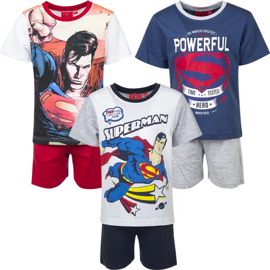 superman-licence Chlapecké pyžamo Superman ER2165, vel. 98-128 Barva: Modrá, Velikost: 98 - main (1)
