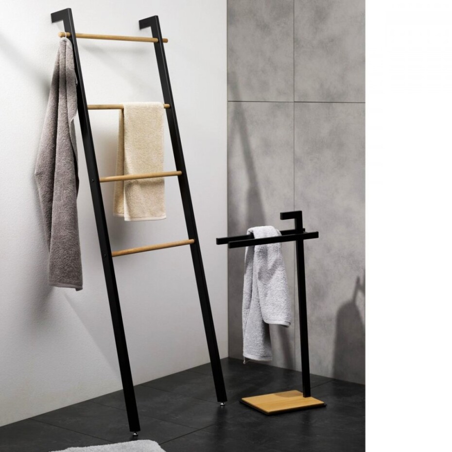 KELA Držák na ručníky žebřík OAK kov/dřevo KL-24263 - main (4)