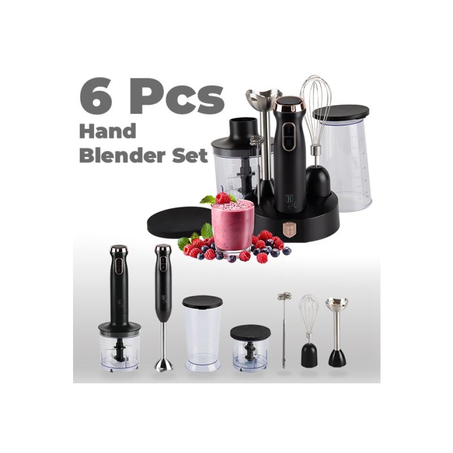 BERLINGERHAUS Mixér tyčový s příslušenstvím 6 ks  Black Rose Collection BH-9561 - main (5)