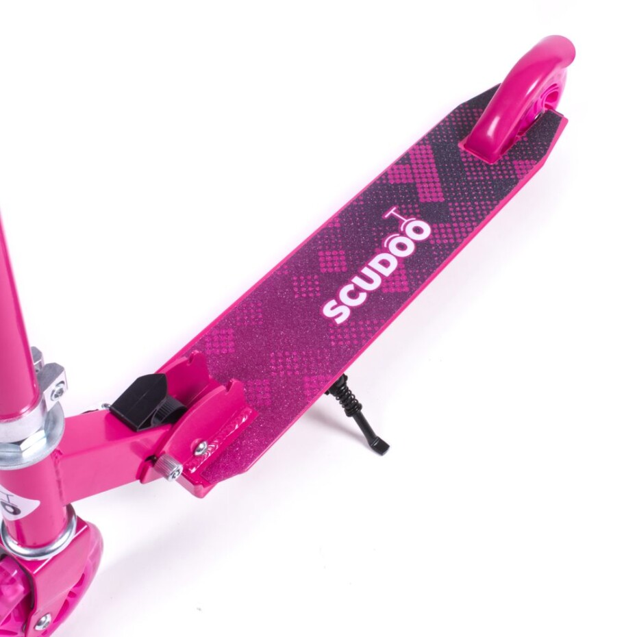Koloběžka Scudoo Teeno Pro se svítícími kolečky - růžová - main (6)