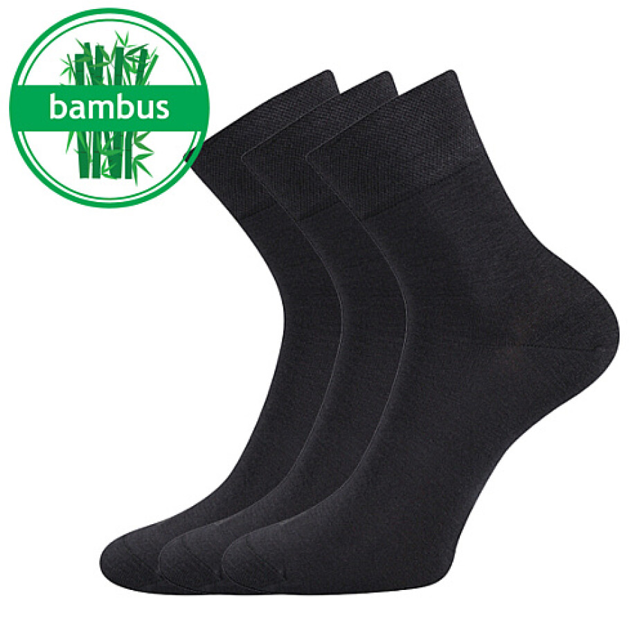 Bambusové ponožky Lonka - Deli, tmavě šedá Barva: Šedá, Velikost: 43-46 - main (2)