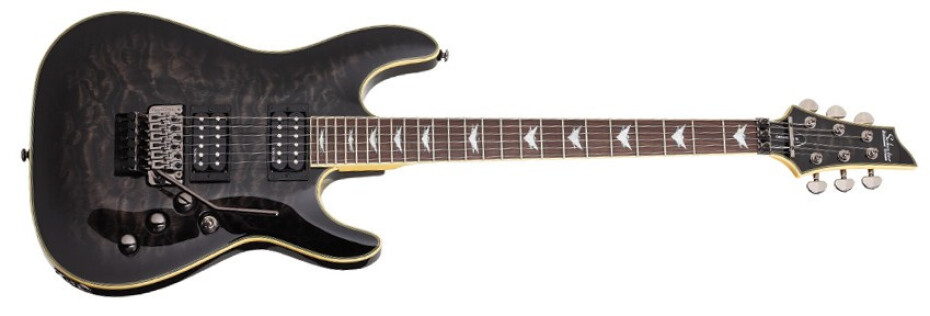 Schecter Omen Extreme 6 FR See-Thru Black - main (0)