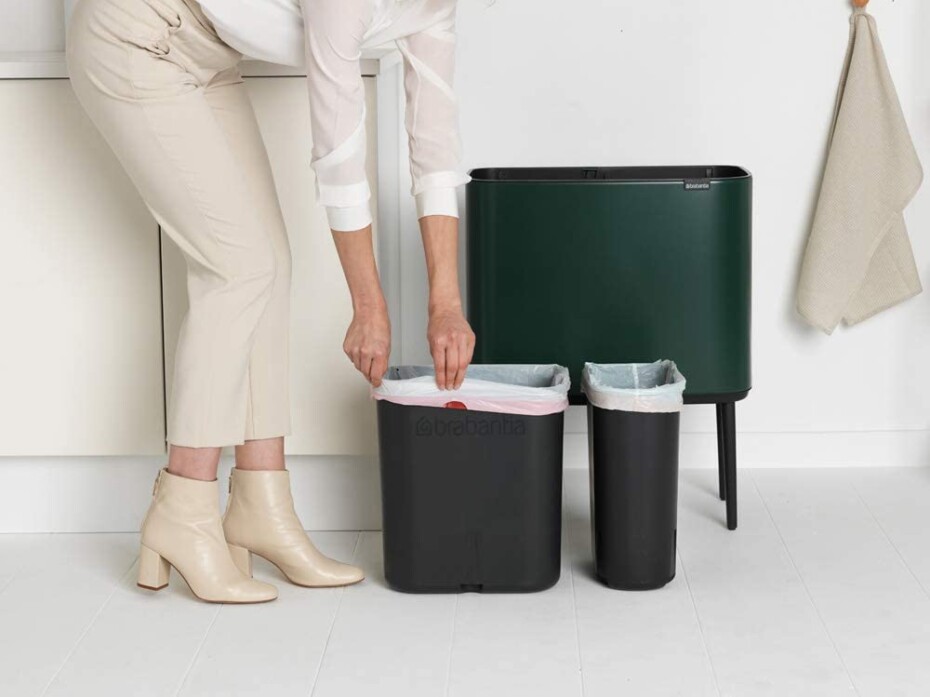 Dotykový odpadkový koš BO TOUCH BIN 11 + 23 l, zelená, Brabantia - main (9)