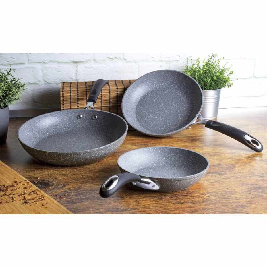 BERLINGERHAUS Pánev na palačinky s mramorovým povrchem 25 cm Gray Stone Touch Line BH-1164 - main (3)