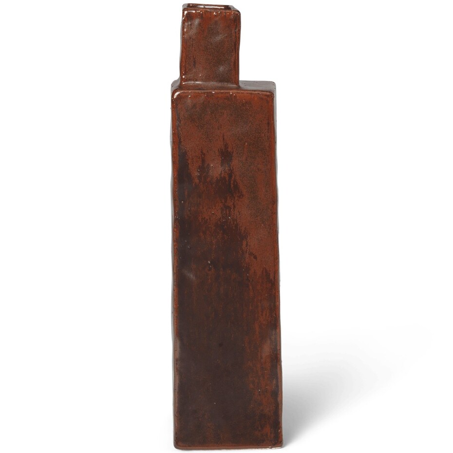 Váza KOA 10 x 40 cm, hnědá, keramika, ferm LIVING - main (0)