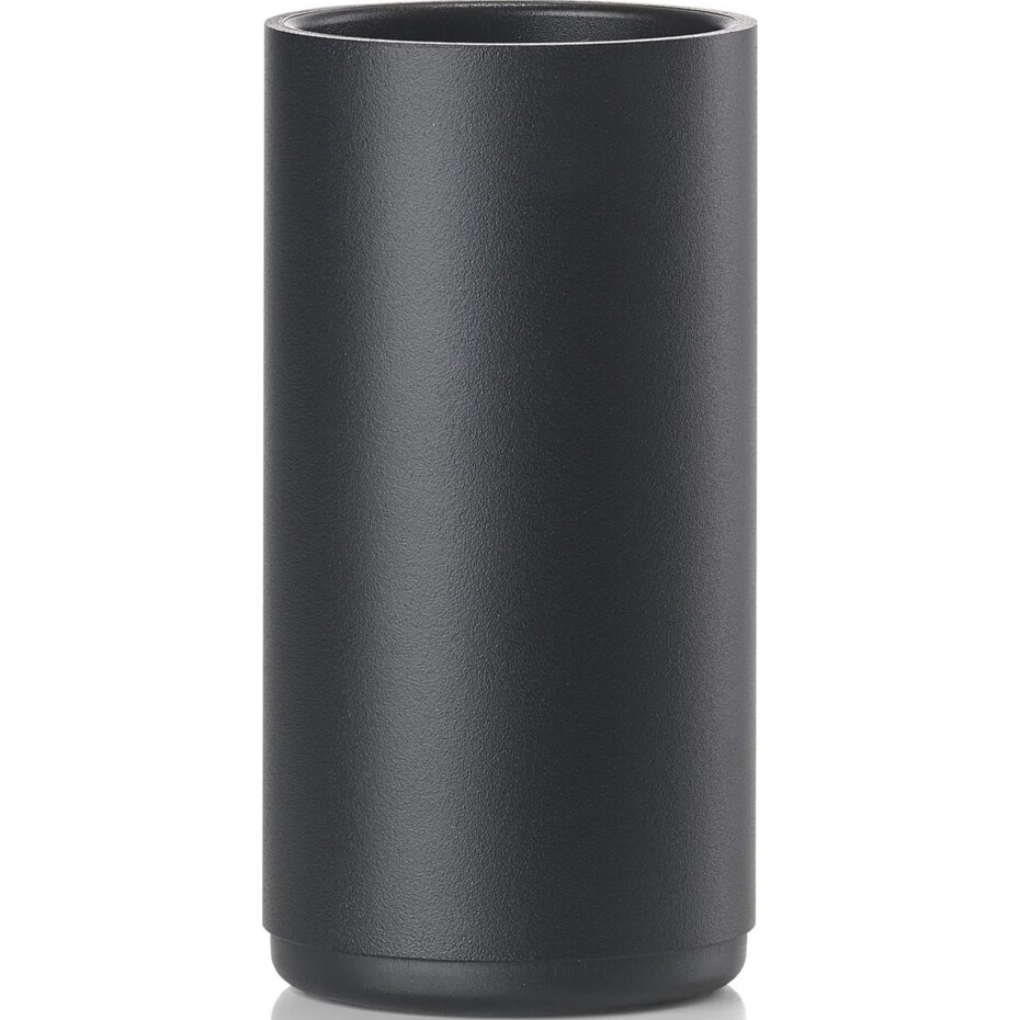 Kelímek na zubní kartáčky RIM 14 cm, černá, hliník, Zone Denmark - main (0)