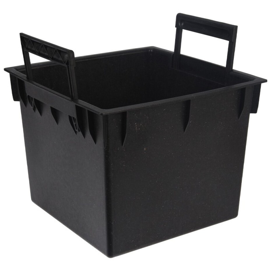 PROGARDEN Květináč s obalem čtvercový 24 cm černá KO-Y89300420 - main (1)