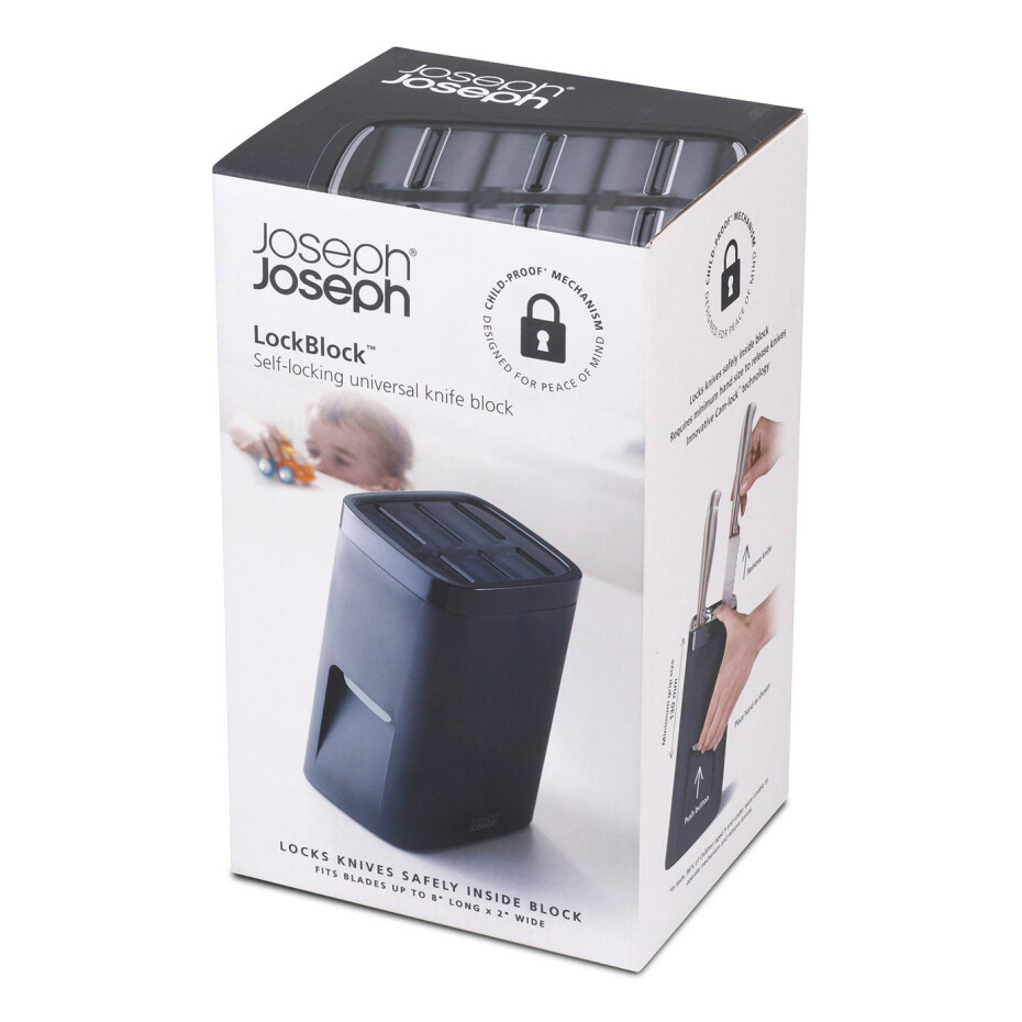 Blok na nože LOCKBLOCK™, s dětskou pojistkou, Joseph Joseph - main (5)