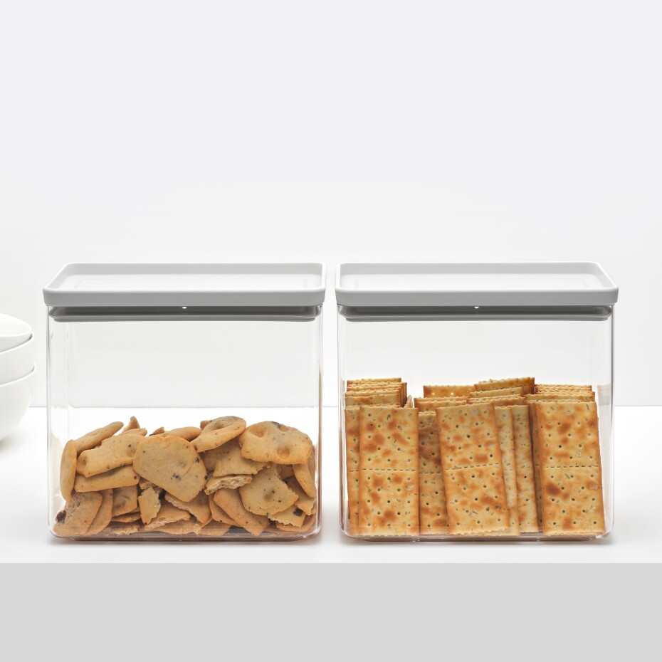 Box na potraviny TASTY PLUS 3,5 l, světle šedá, plast, Brabantia - main (3)