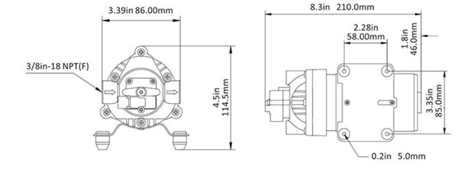 Samonasávací čerpadlo SEAFLO 31 12 V DC - main (3)