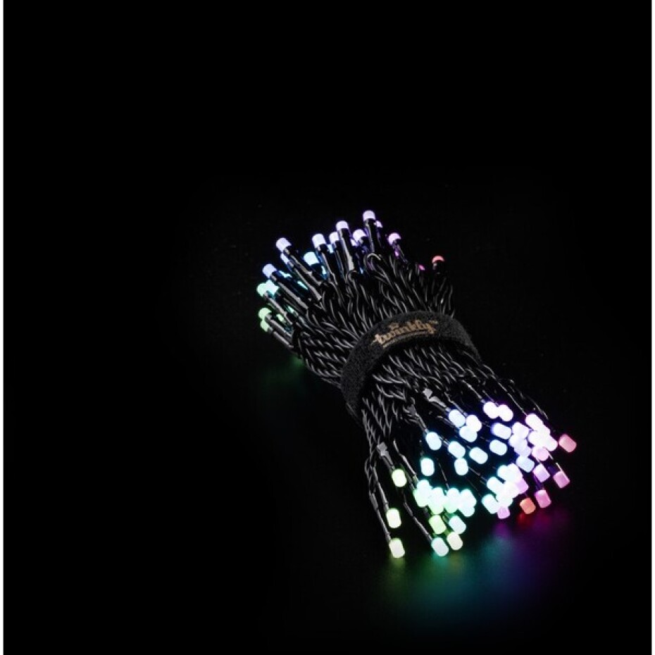 Twinkly Strings Multi-Color chytré žárovky na stromeček 100 ks 8m černý kabel - main (1)
