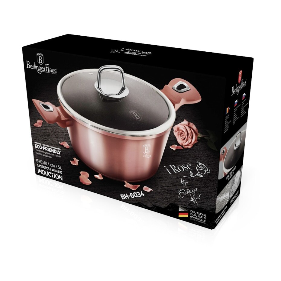 BERLINGERHAUS Kastrol s poklicí s titanovým povrchem 20 cm I-Rose Edition BH-6034 - main (8)