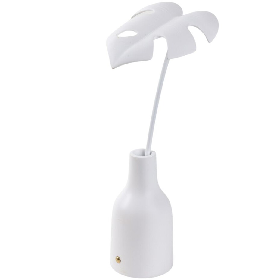 Přenosná stolní lampa LEAF #1 33 cm, bílá, pryskyřice, Seletti - main (0)